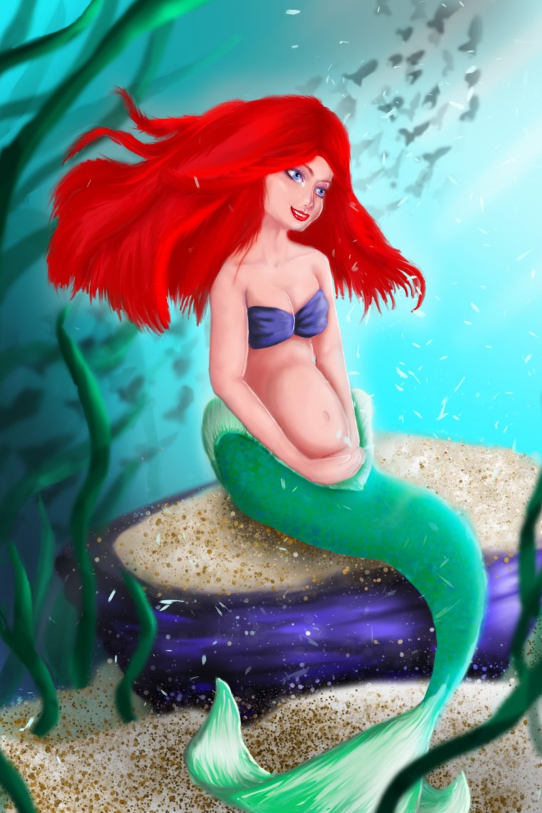 Беременная Русалка Ариэль
