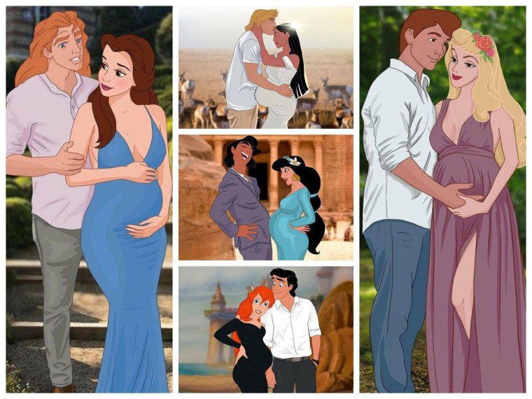 Беременная принцесса Дисней