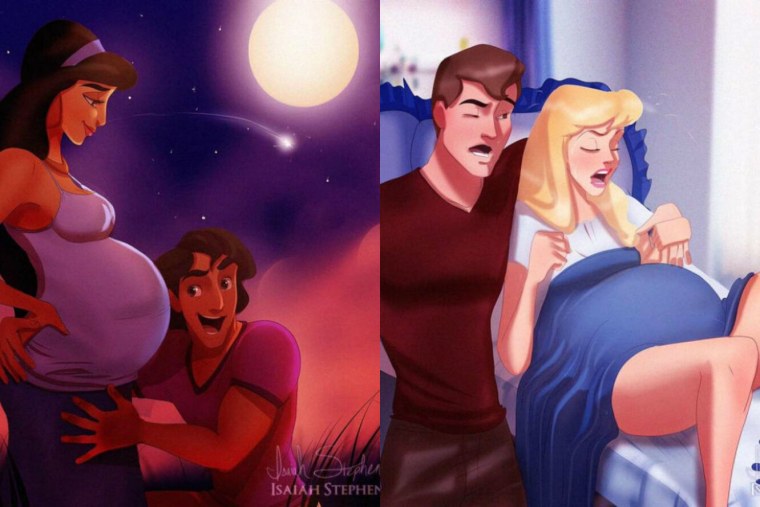 Беременная принцесса Дисней