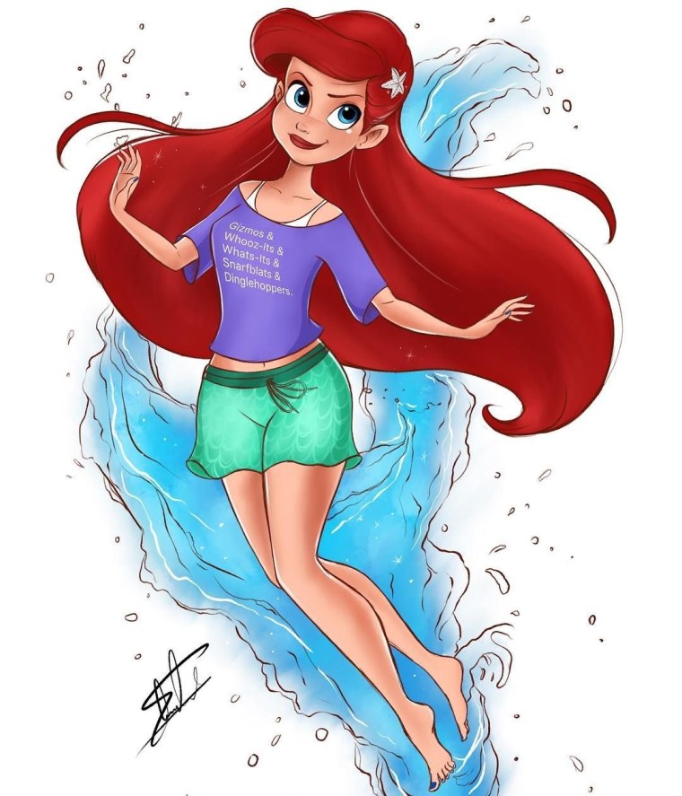 Принцессы Дисней из Ральф Ариель