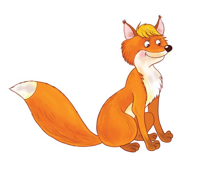 Лиса мультяшка