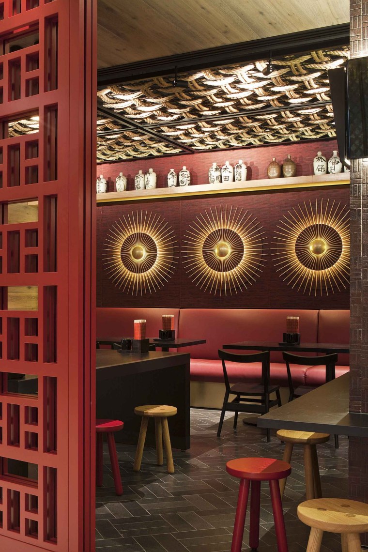 Китайский стиль в интерьере кафе