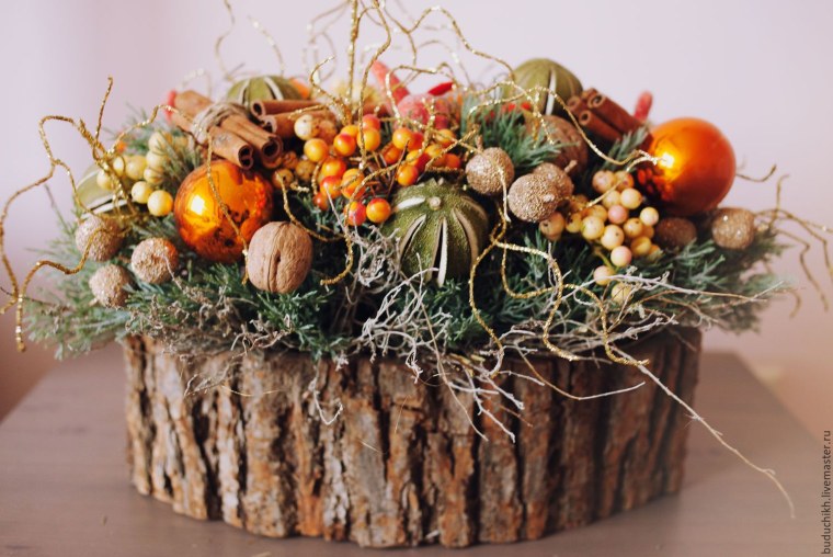 Композиция из природного материала