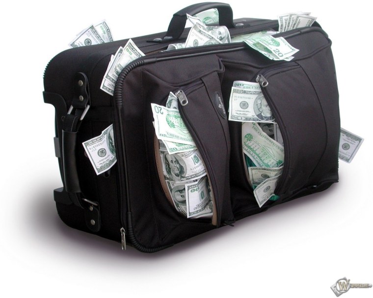 Сумка с деньгами