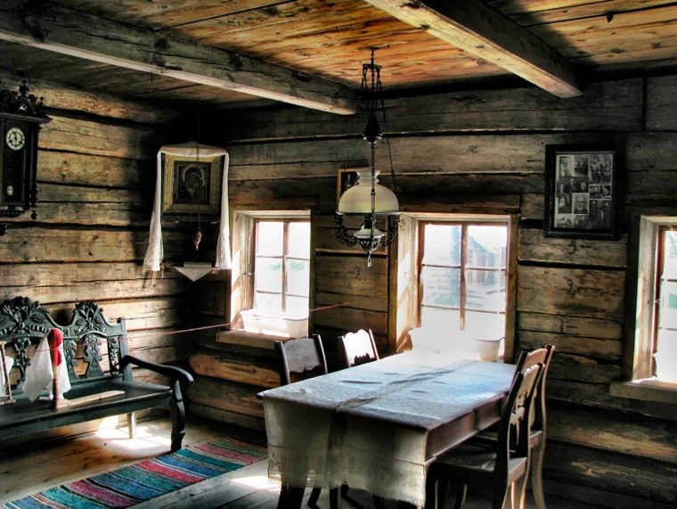 Русская изба Горница