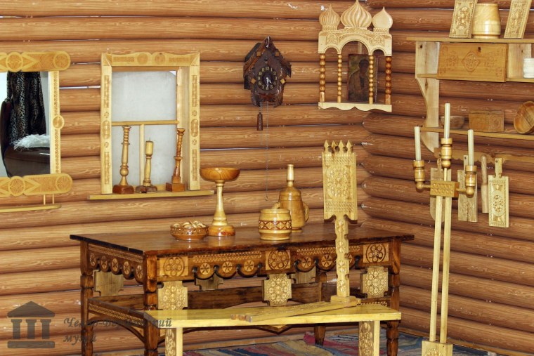 Украшение русской избы внутри