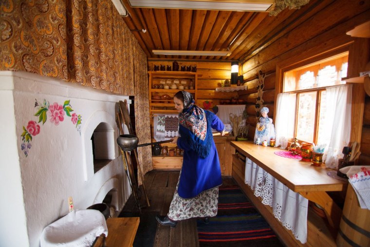 Русская изба Горница