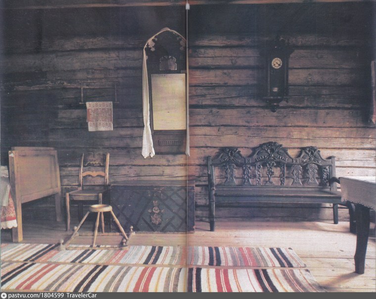 Горница зажиточного крестьянина 19 века