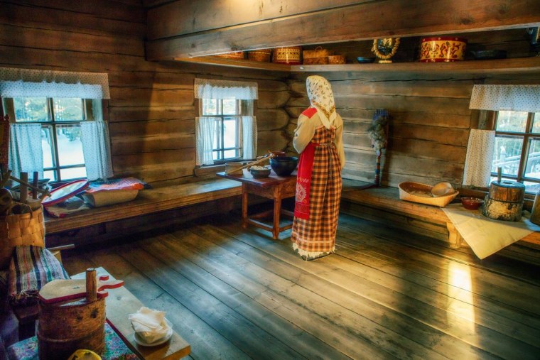 Изба малые Корелы Архангельск