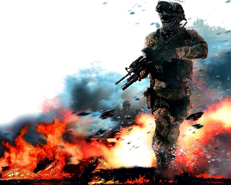 Call of Duty Modern Warfare 2 солдаты