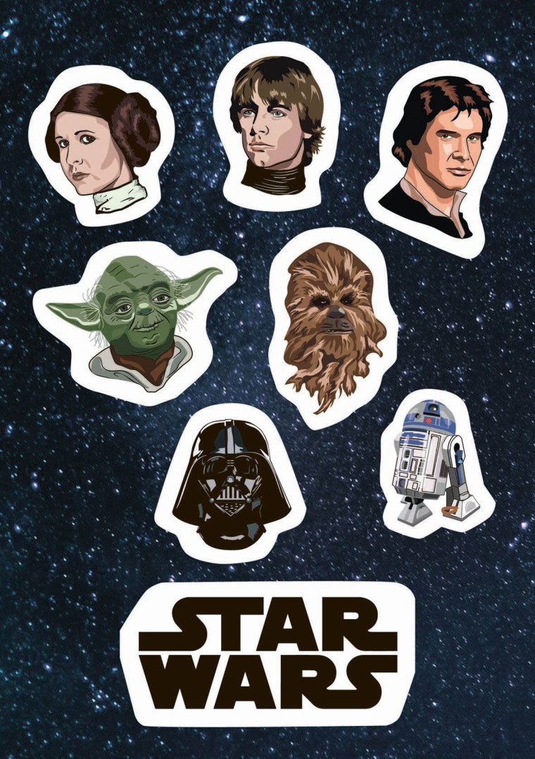 Наклейки Звездные войны