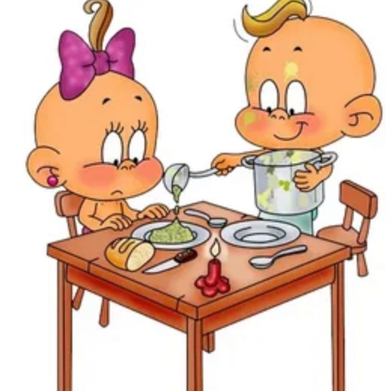 Карапузы за столом