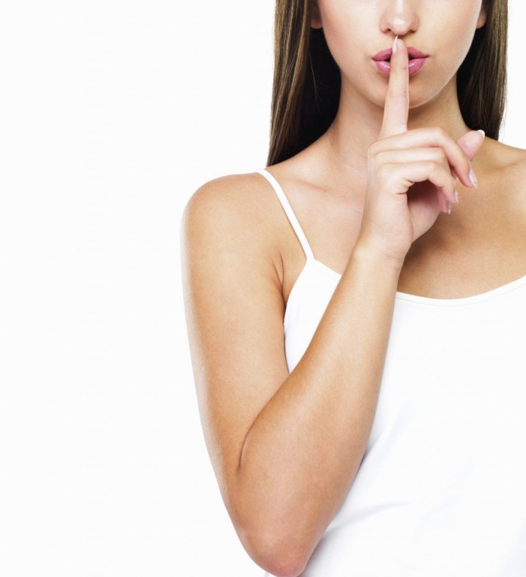 Девушка тссс