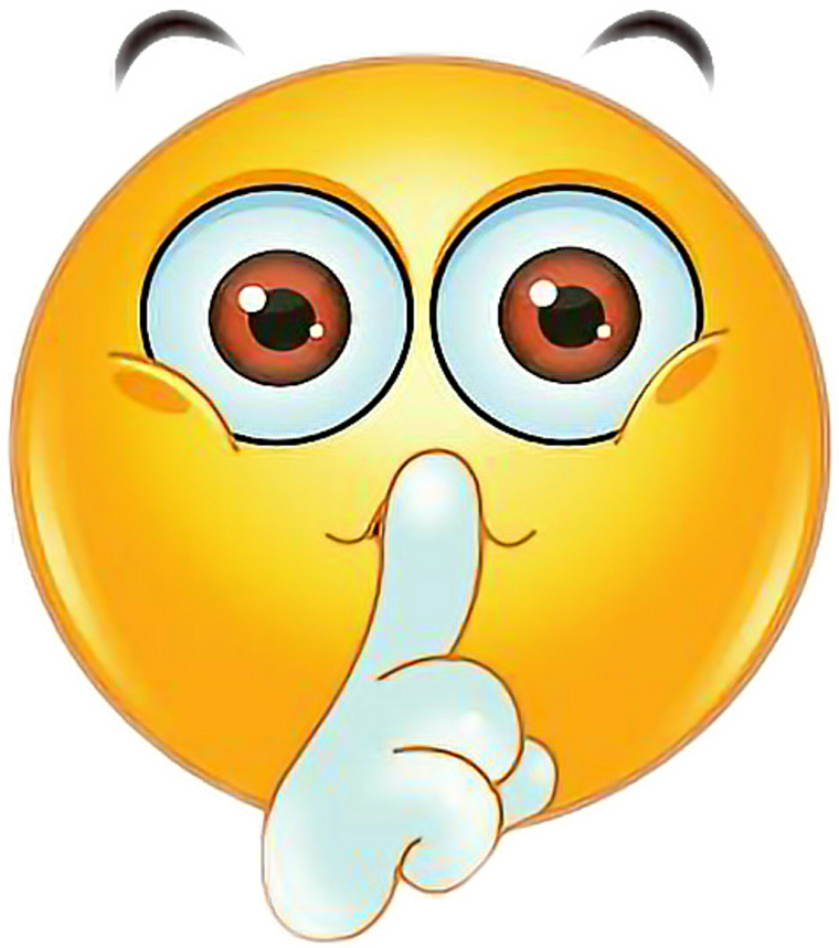 Смайлик тссс тихо