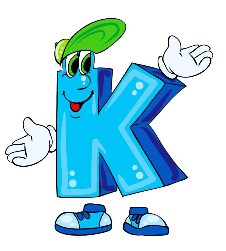 Веселые буквы для раскрашивания