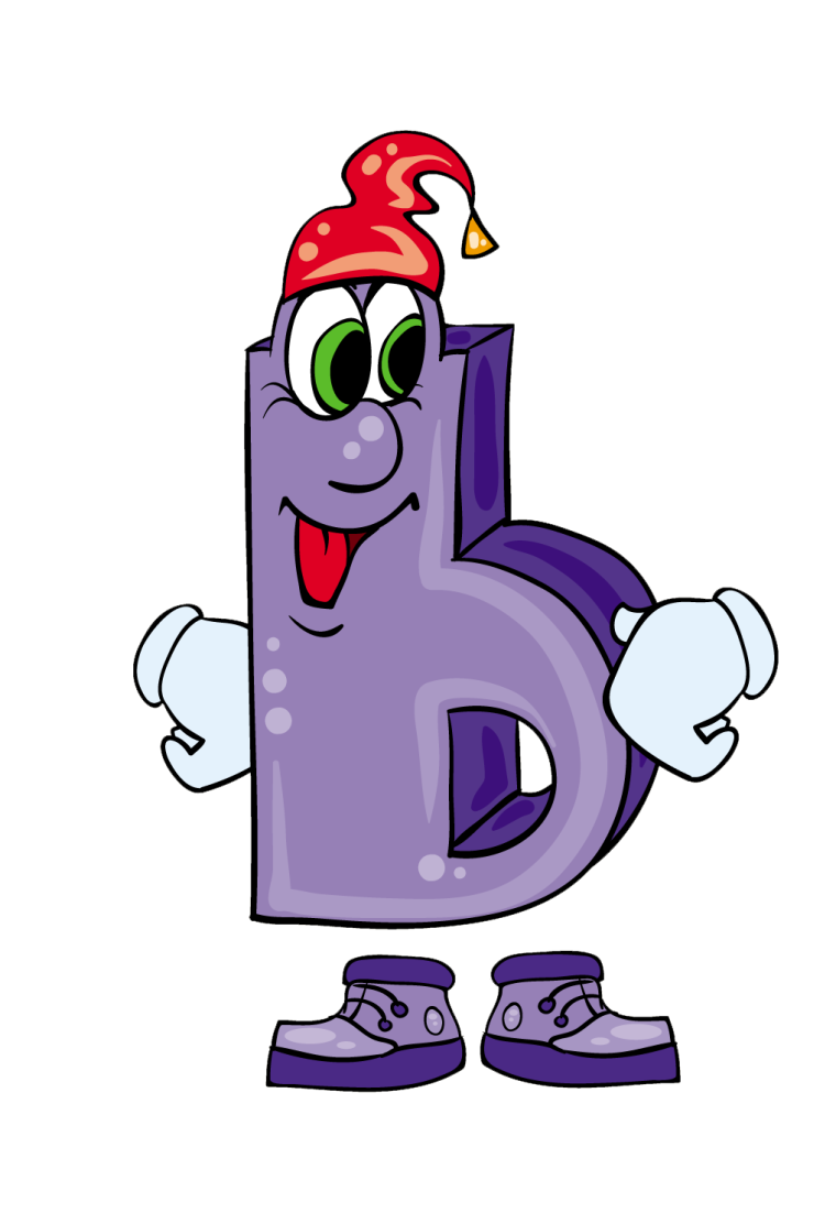 Смешные буквы для раскрашивания