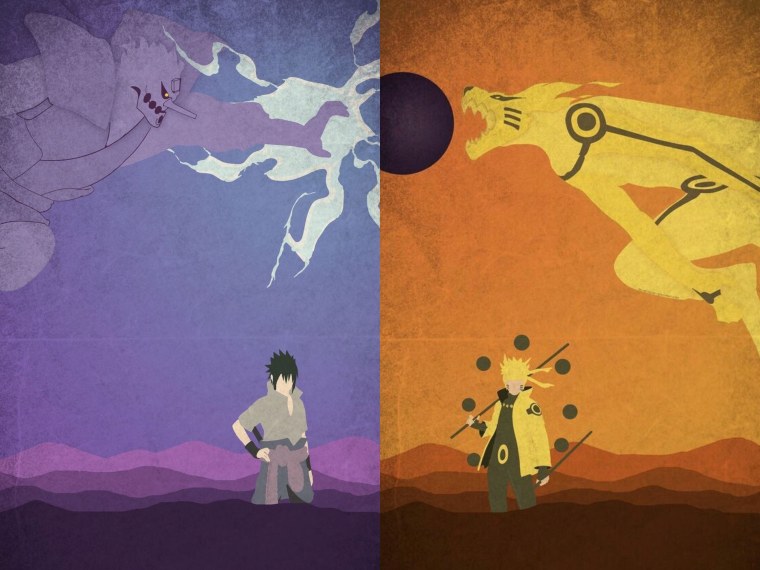 Парные обои Наруто