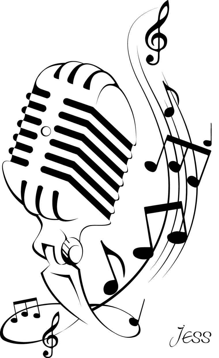 Стилизованный микрофон