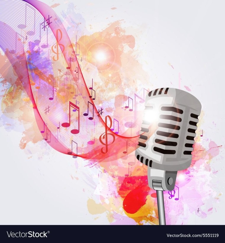 Микрофон с нотками