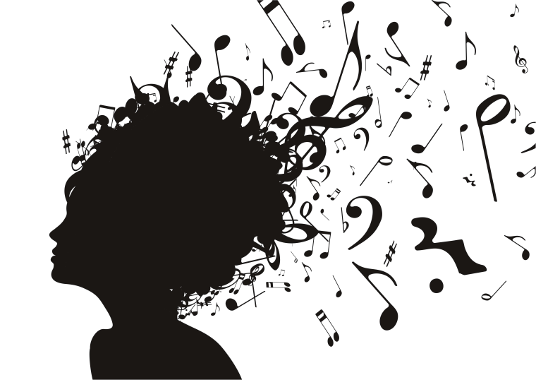 Ноты силуэт