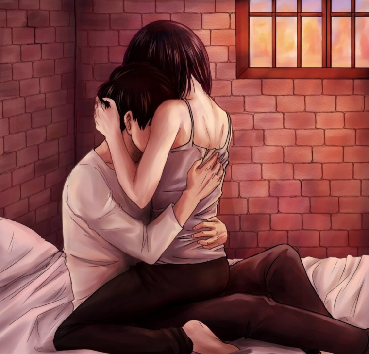 Леви и Микаса 18