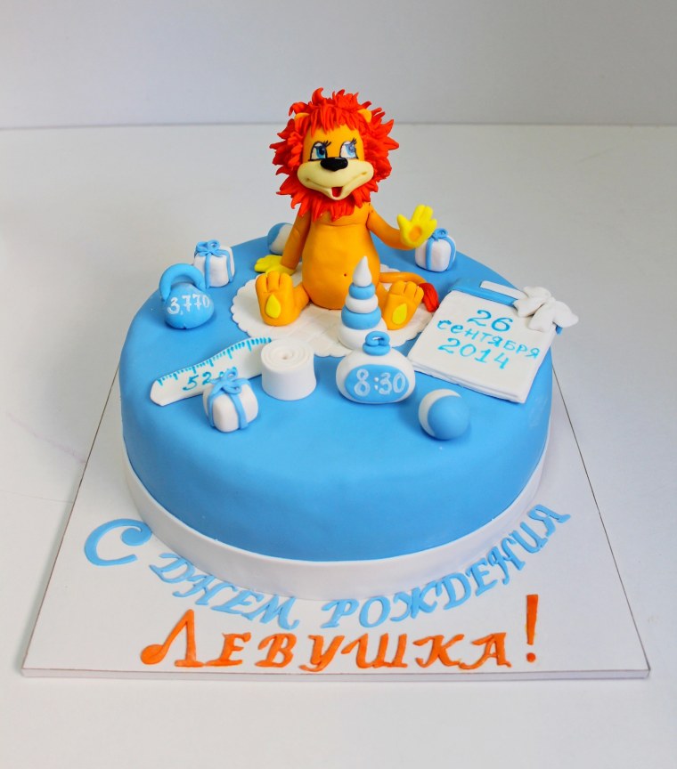 Тортик с львенком