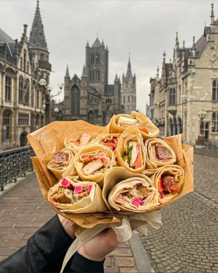 Букет из шаурмы