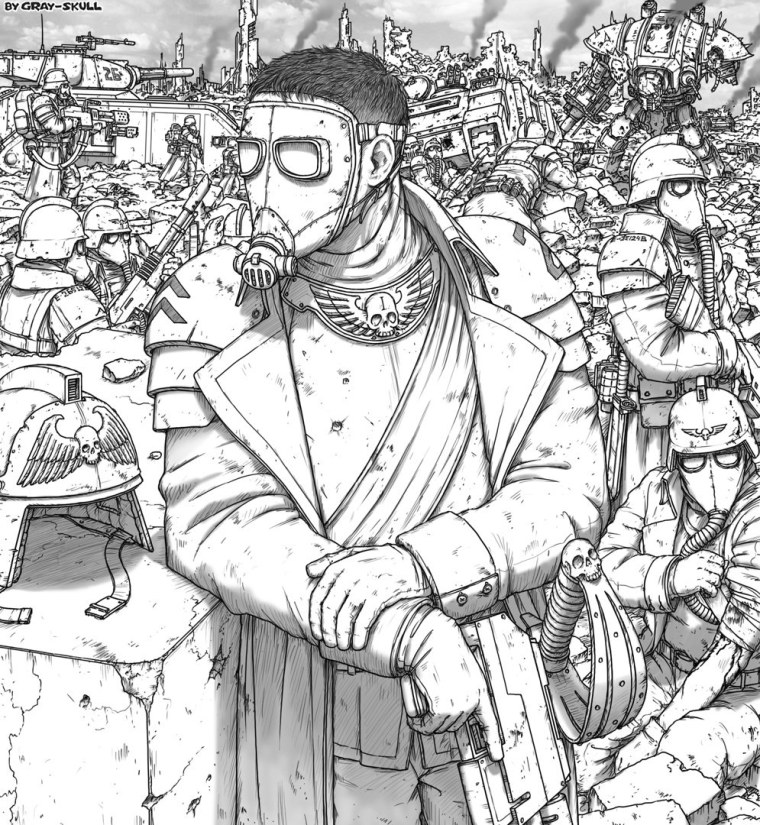 Вархаммер 40000 Имперская гвардия Криг