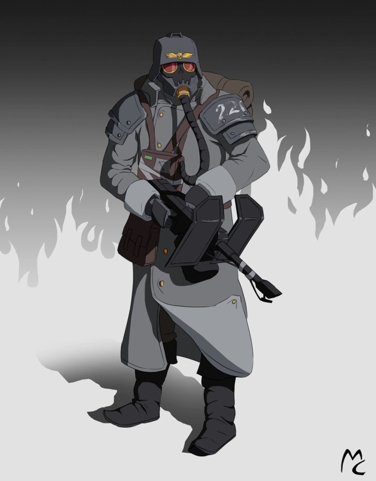 Вархаммер 40000 гвардейцы Крига