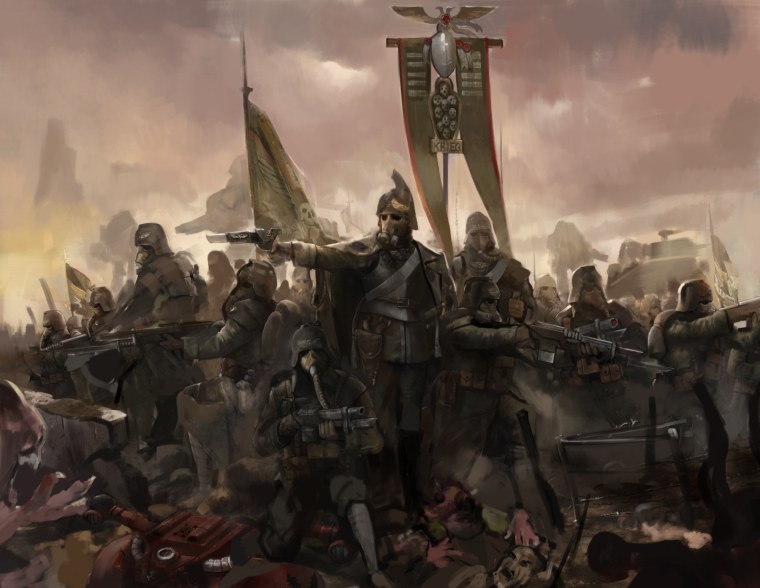 Гвардия смерти Крига Warhammer 40000