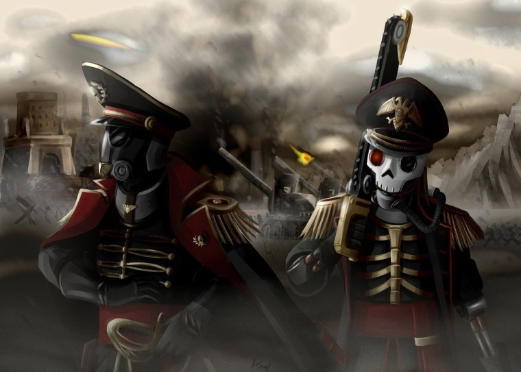 Warhammer 40000 корпус смерти Крига комиссар