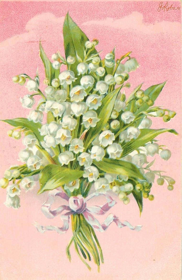 Ландыши декупаж