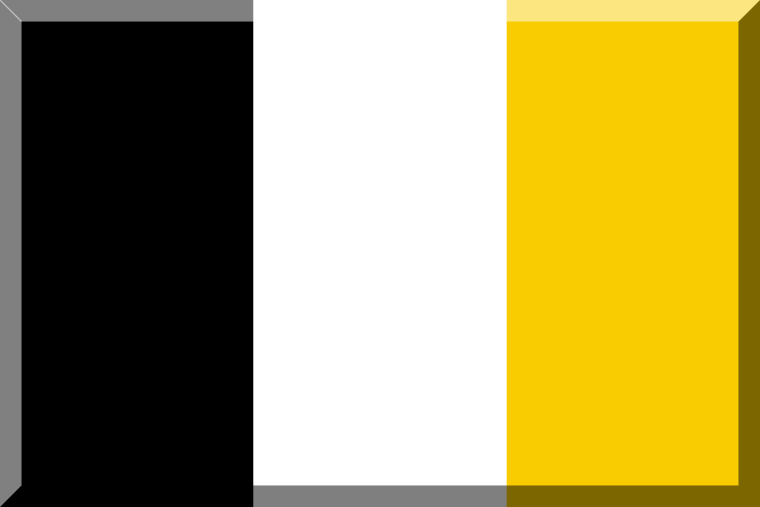 Черный желтый белый