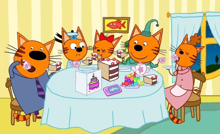 Три кота мультфильм