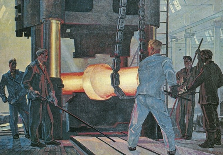 А.А. Дейнека, «кузнецы», 1957 г.