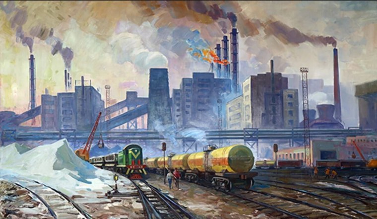 Пейзаж Самохвалов Индустриальный