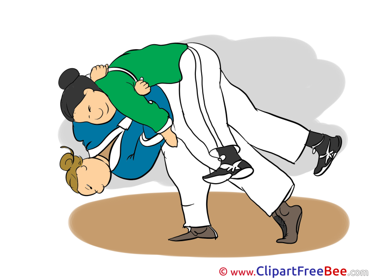 Мультяшные дзюдоисты