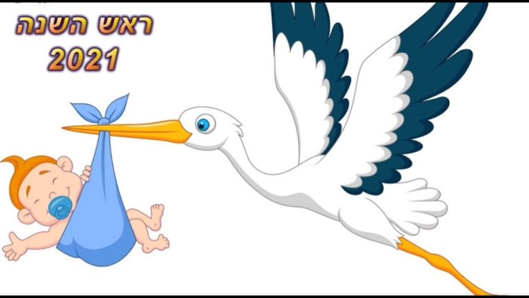 Аист с ребенком