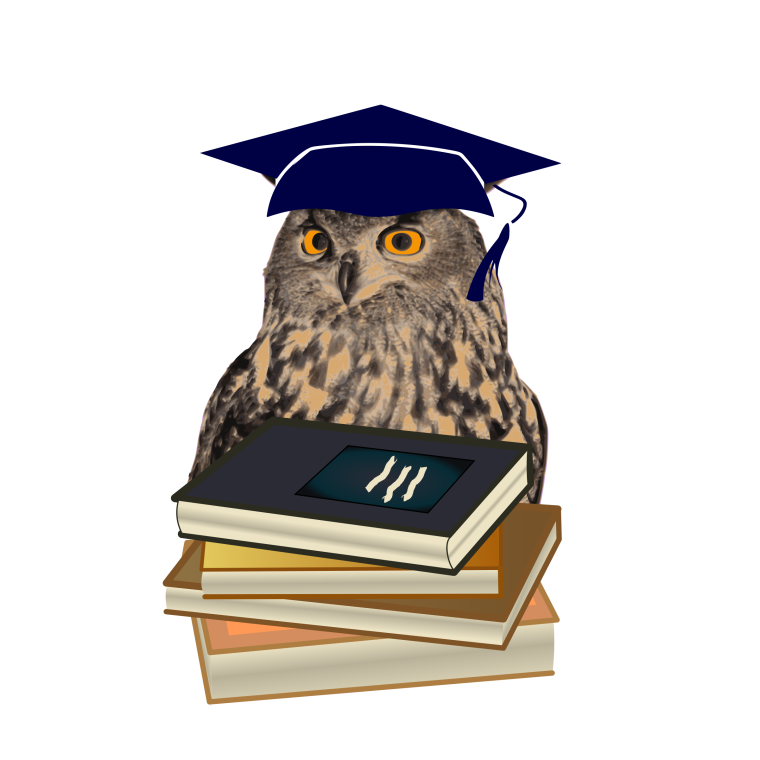 Сова с книгой