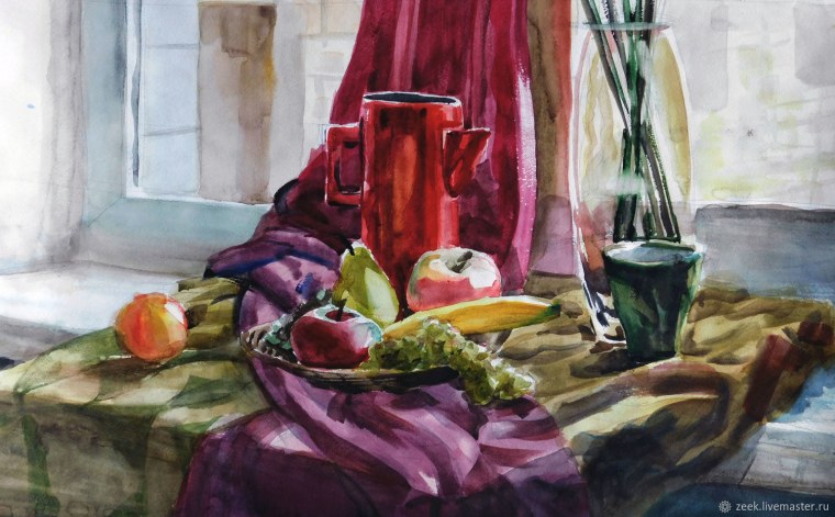 Академический натюрморт контражур