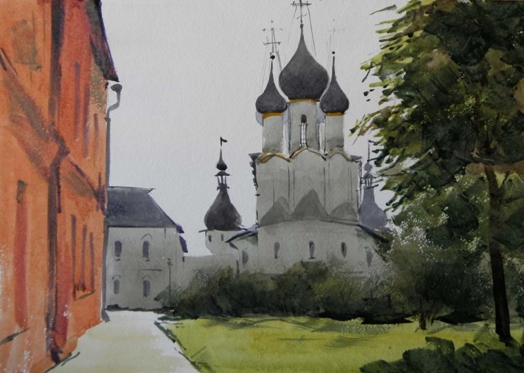 Акварель Владимира Горячева