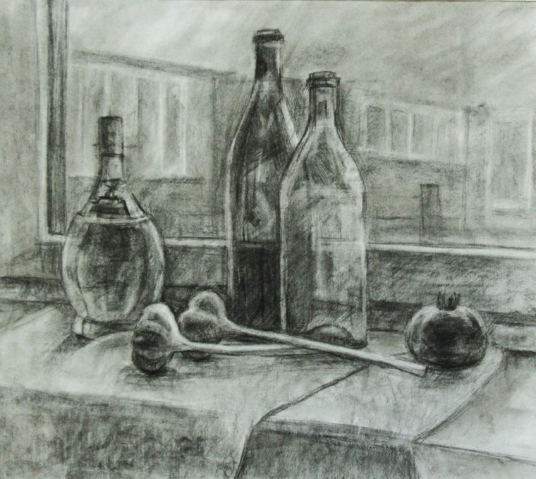 Академический натюрморт контражур