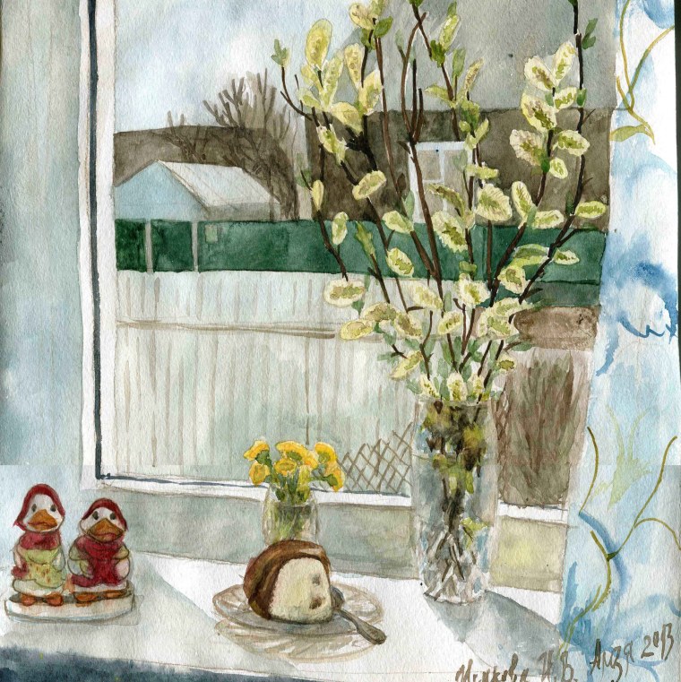 Станислав Юлианович Жуковский Пасхальный натюрморт
