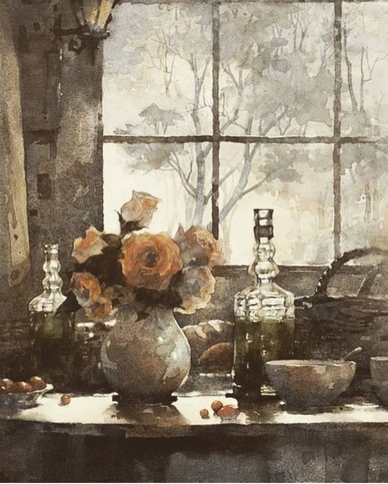 Акварели художницы Жасмин Хуанг