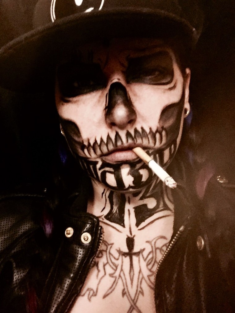 Грим на Хэллоуин Эль Дьябло