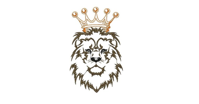 Lion with Crown c7802ъ