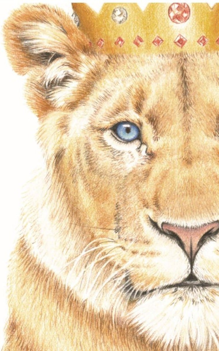 Львица с короной картинка