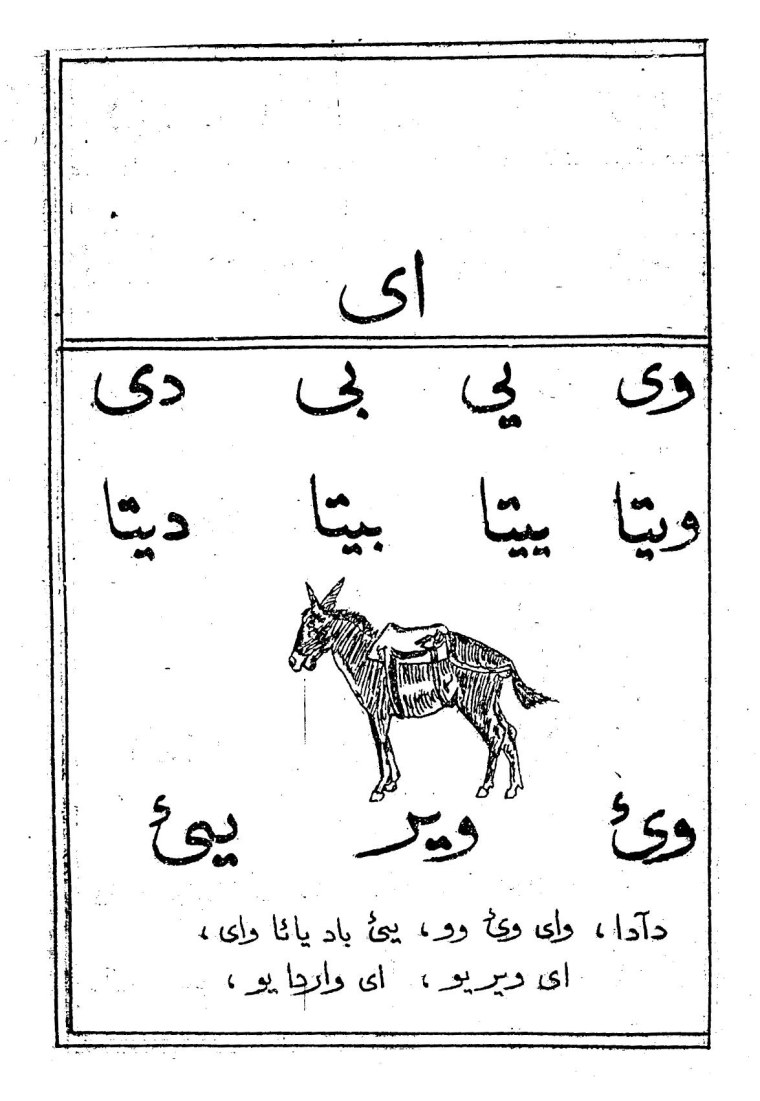 Древний чеченский алфавит