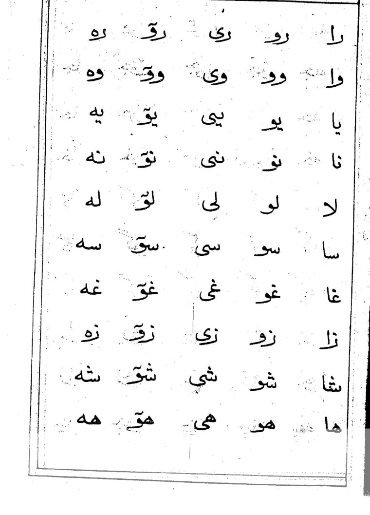 Древняя Ингушская письменность