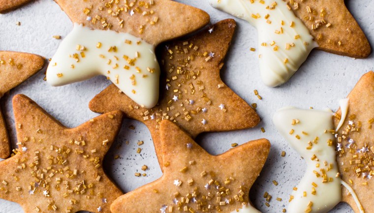 Звездочки печенье из слояного тест